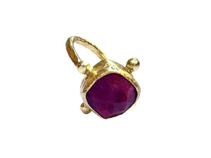 Ruby four points ring