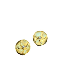 Flower Clip earrings