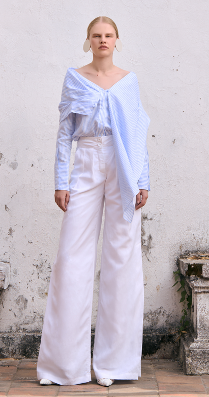 Pambadi White Trousers – Innes Strong